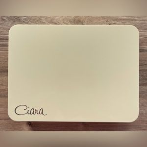 RARE Vintage Ciara Perfume Collectible 2 Piece Melamine Yellow Storage Box VGC!